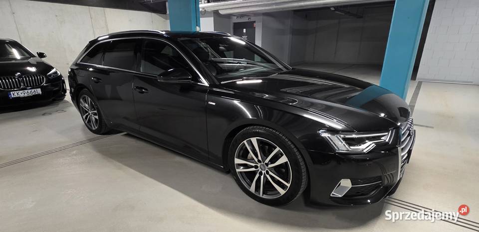 AUDI A6 C8 Avant w wersji Sport Sline łopatki zmiany biegów małopolskie Kraków