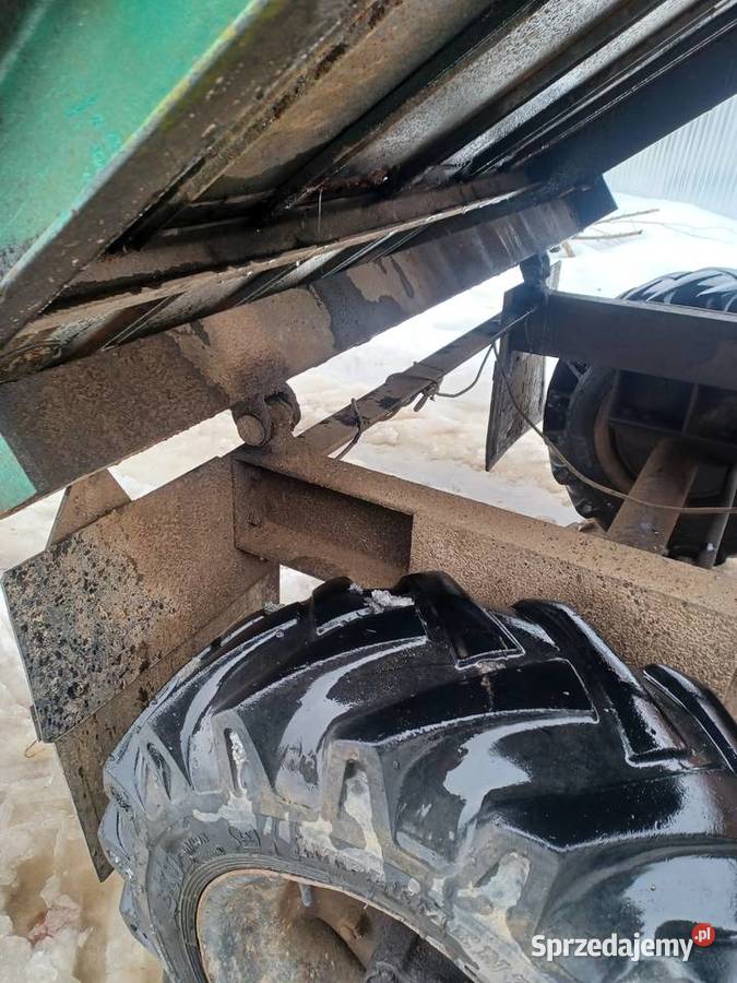 Przyczepa wywrotka jednoosiowa nieuszkodzony