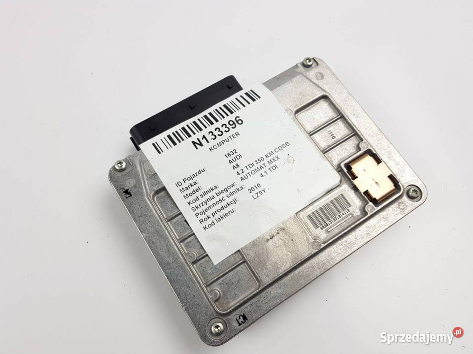 KOMPUTER MODUŁ 4H0907163 A8 D4 42 TDI kujawsko-pomorskie Lipno