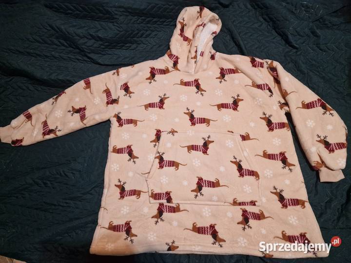 NOWA Bluzakoc kocobluza z jamnikiem świąteczny Z kapturem  dolnośląskie Wrocław