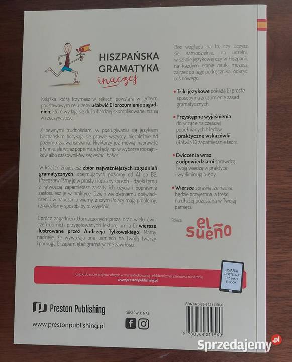 Książki do nauki języka hiszpańskiego Książki do nauki języka obcego Częstochowa