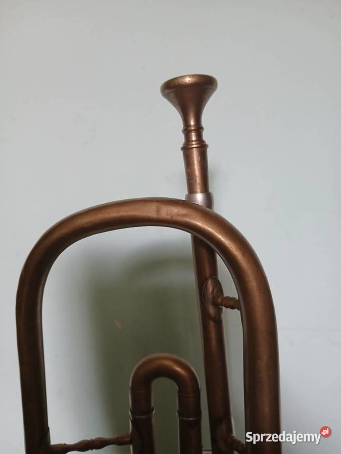 Stara mosiężna trąbka Instrumenty dęte Kraków sprzedam