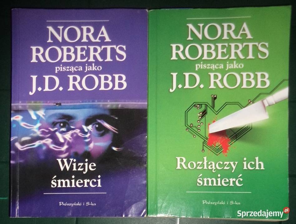 5x Nora Roberts JDRobb psychoza śmierć obietnica Rzeszów