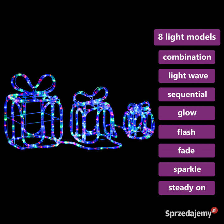 vidaXL Dekoracja świąteczna prezenty ze 180 mazowieckie Warszawa