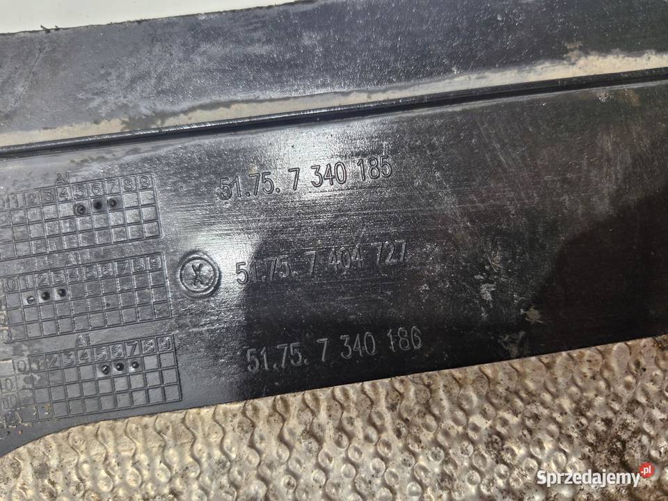 BMW G12 OSŁONA PODWOZIA DYFUZORA TYLNEGO 7404727 dolnośląskie