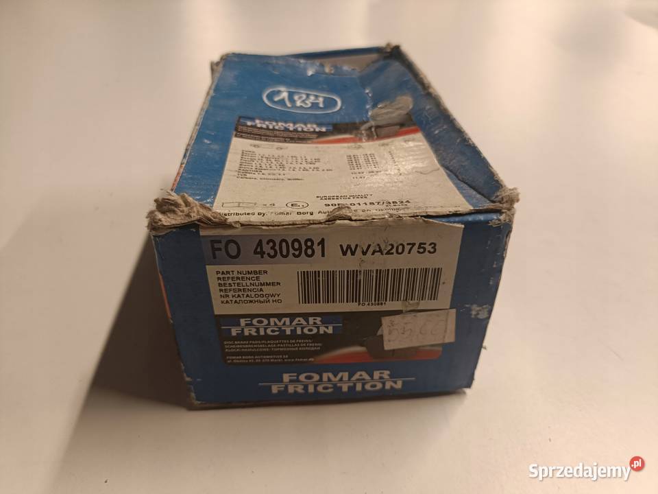 Ford Escort MK7 Fiesta MK3 PRZEDNIE KLOCKI osobowe Chełm