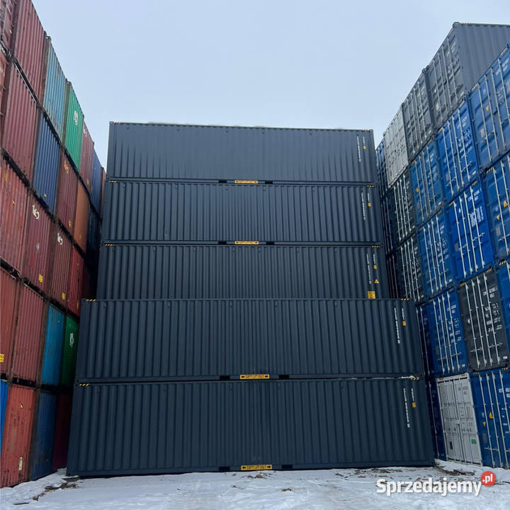 Kontener 40 HC nowy antracyt 8399 netto Warszawa