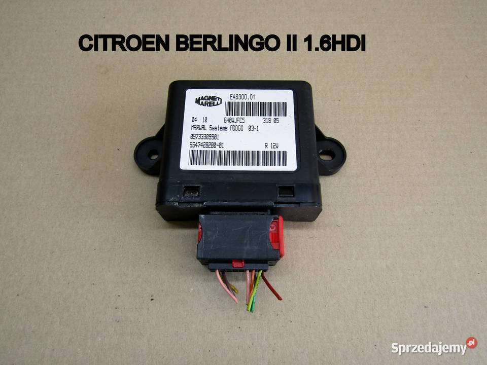 MODUŁ POMPY PALIWA CITROEN BERLINGO III 16HDI Mysłaków