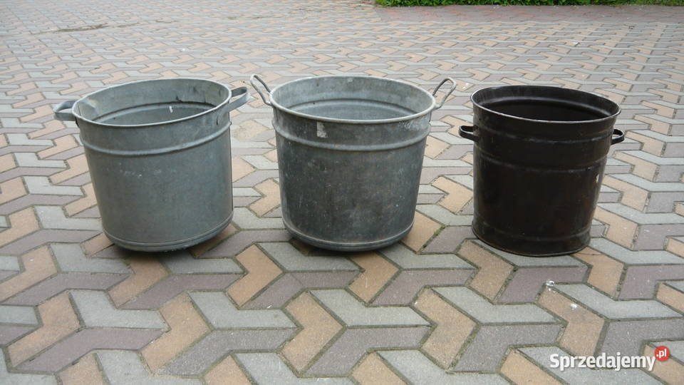 Kocioł ocynk kociołek ocynkowany emaliowany duży podlaskie Sokółka