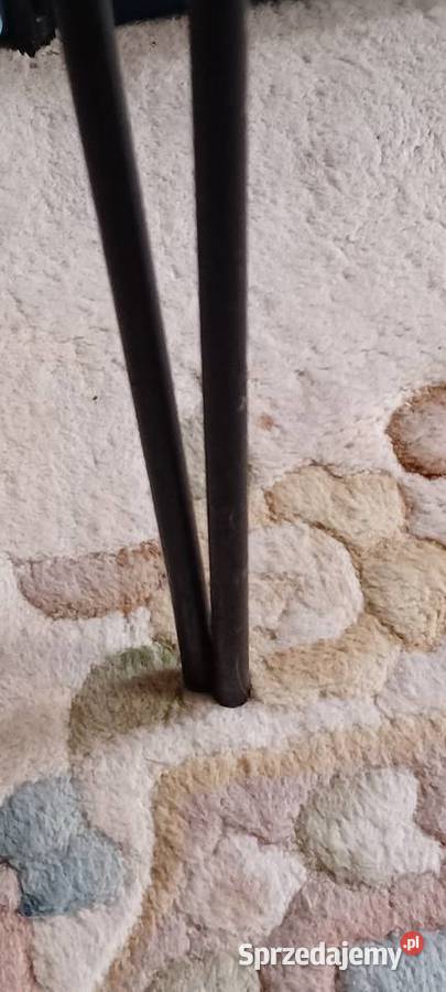 PRL ciężki stabilny stolik metal żyłka wys 55 wielkopolskie Poznań sprzedam