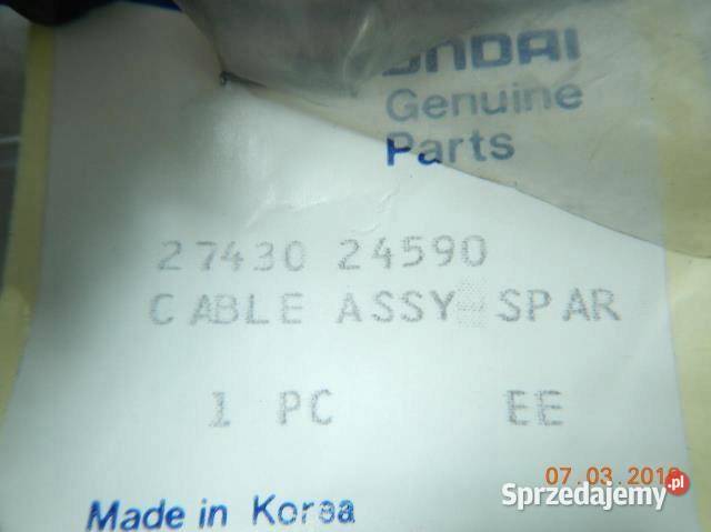 PRZEWÓD ZAPŁONOWY HYUNDAI ELANTRA 9095