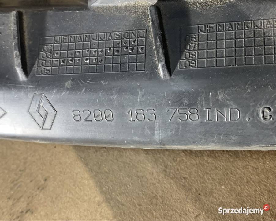 8200183741 Ślizg zderzaka lewy prawy renault Szczecin