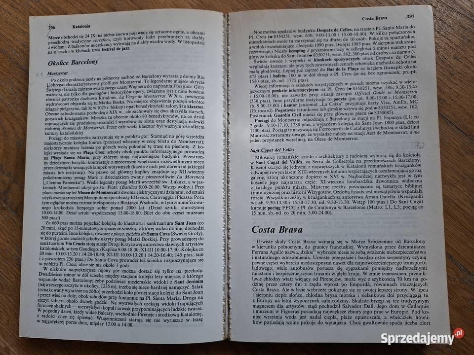 Hiszpania i Portugalia Lets Go 9394 przewodnik Rok wydania 1993 małopolskie Kraków