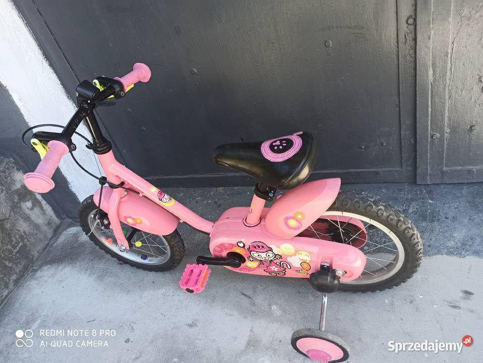 Rowerek Dzieciecy 14 Btwin KOTY Kółka Boczne Wieliczka