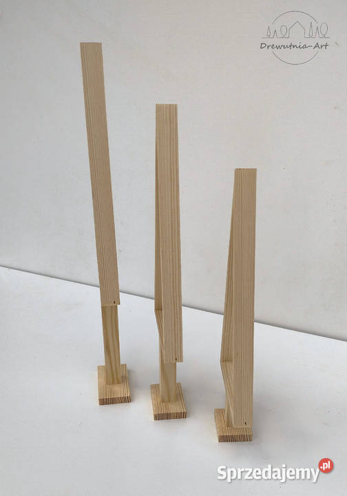 Choinki drewniane baza do ozdabiania 3 40 Olsztyn sprzedam