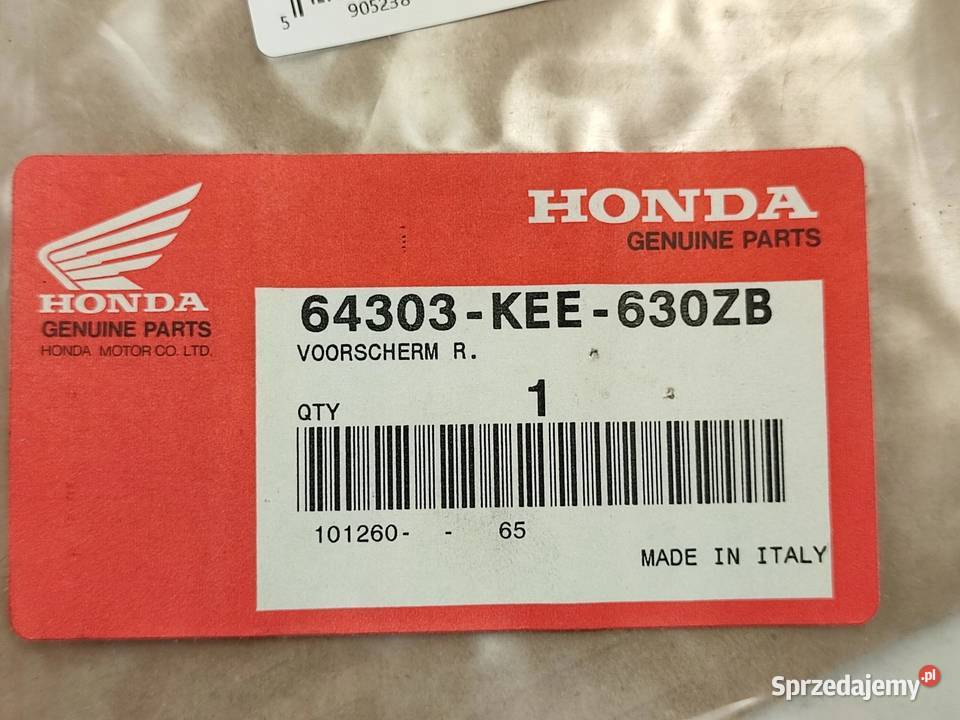 NAKLEJKA PASEK PR CZACHA HONDA BALI 100 EX 1996