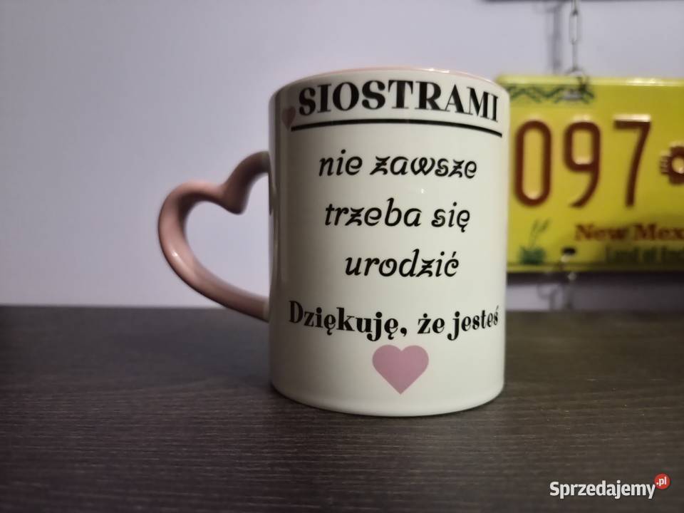 Kubek reklamowy z własną grafiką logiem tekstem Poznań