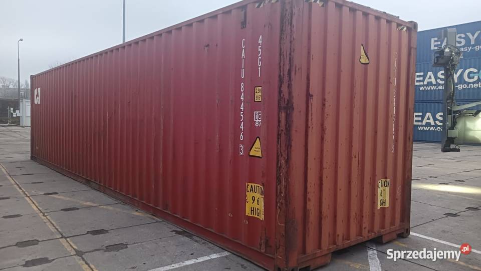 SPRZEDAM UŻYWANE Kontenery morskie 40HC CW 12 Gostynin