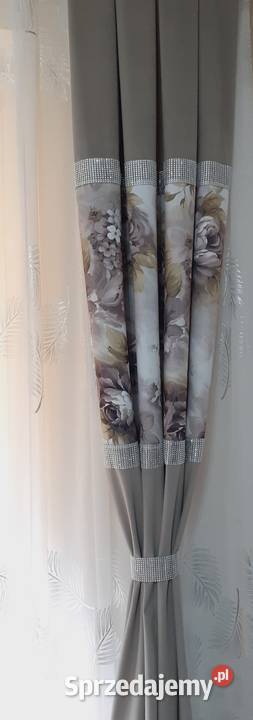 Zasłony velvet róże Mława