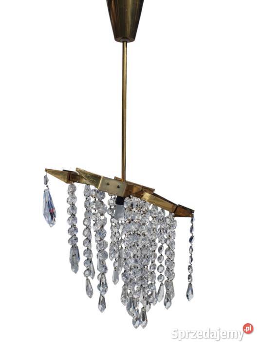 Stara lampa żyrandol Jabloneck Sklrny Nov Bydov Cieszyn