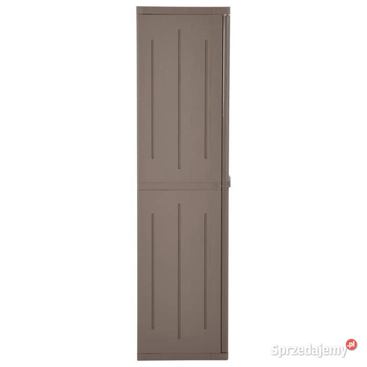 Szafka ogrodowa brązowa 65x45x172 PP stylizowane