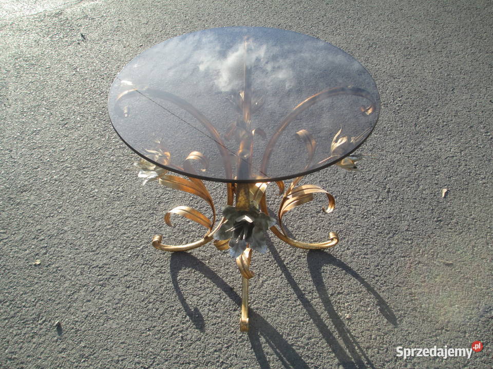 Stolik Hollywood Regency proj Hansa Kgla lata 60 Lublin