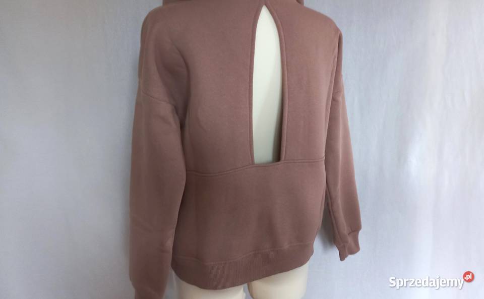 Bluza brąz Damska KAPTUR r 3840 Ciepła stan