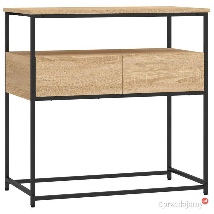 Stolik konsolowy dąb sonoma 75x40x75 WM834156