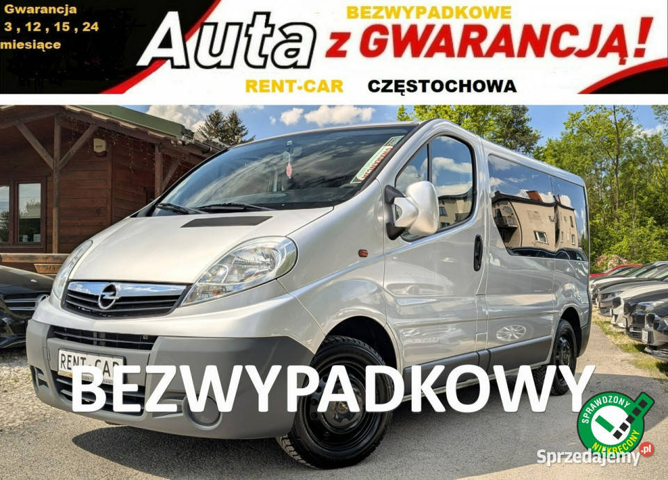 Opel Vivaro BUS 9Osób 20D115OPŁACONYBezwypadkowy lakier metallic
