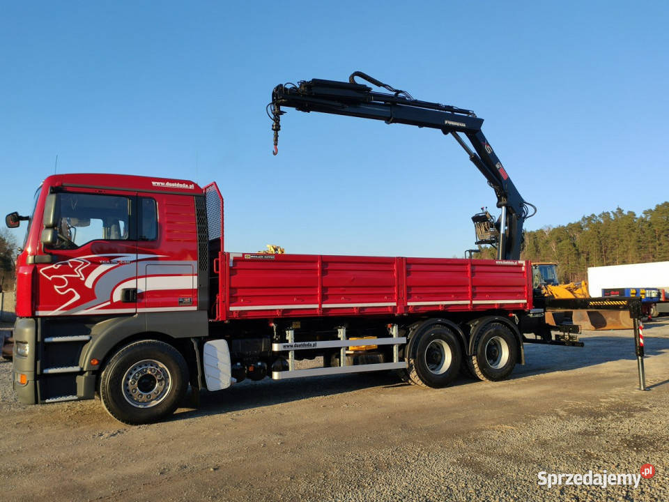 MAN Man 26440 6x4 HDS HIAB 166 B3 DUO Wywrotka tachograf świętokrzyskie Widełki