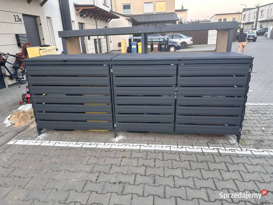 Pergole zabudowy śmietnikowe na kosze