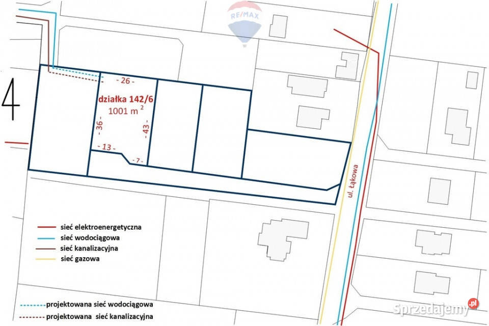 Działka budowlana 1001 m Żółwin gm Brwinów sprzedam