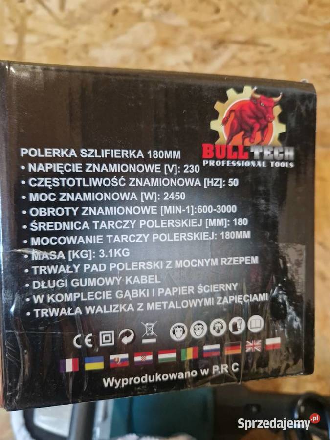 POLERKA SAMOCHODOWA Z REGULACJĄ 2450W 2x FUTERKO Głogowa sprzedam