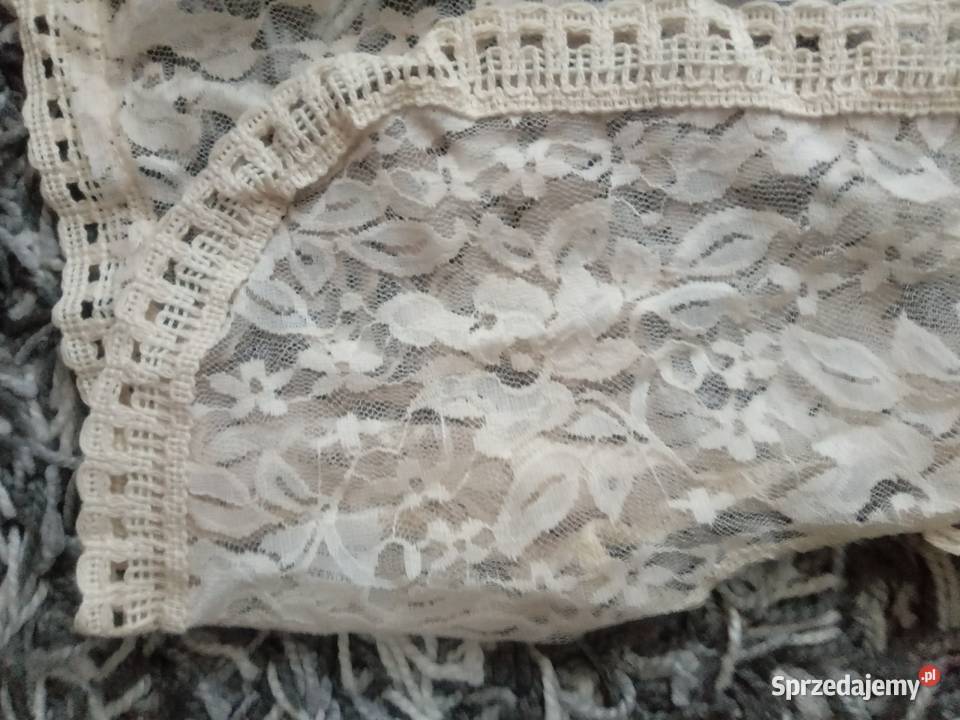 Nowe bolerko koronkowe beżowe