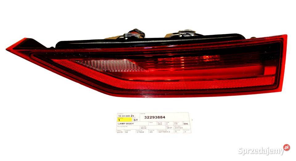 VOLVO V90 prawa tylna lampa klapy bagaznika OE