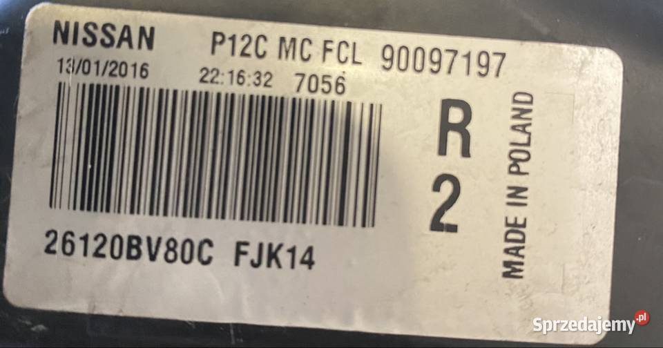 Led lampy prawy przód Nissan Juke I lift Jasienica