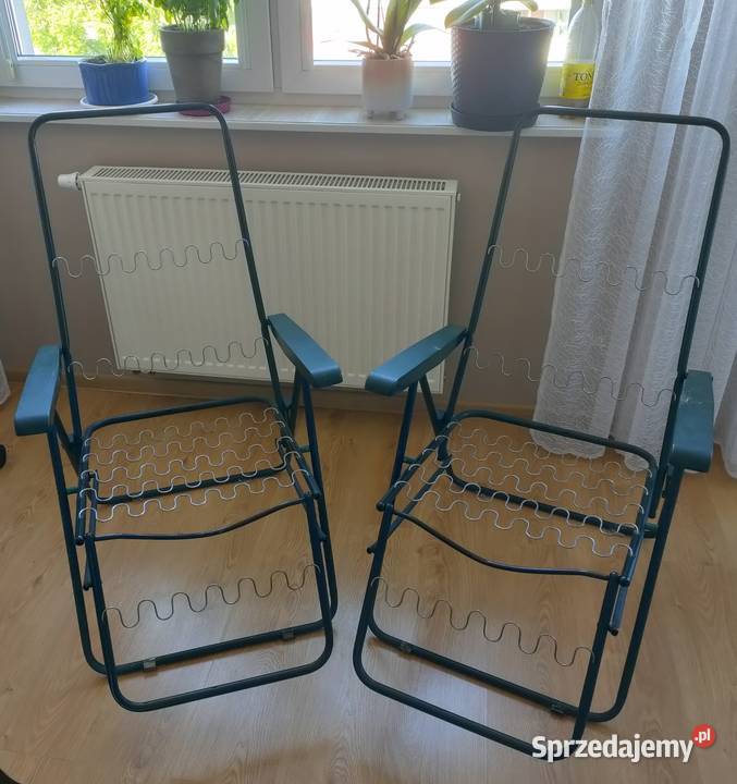 Fotele ogrodowe rozkładane komplet 2 sztuk Wrocław