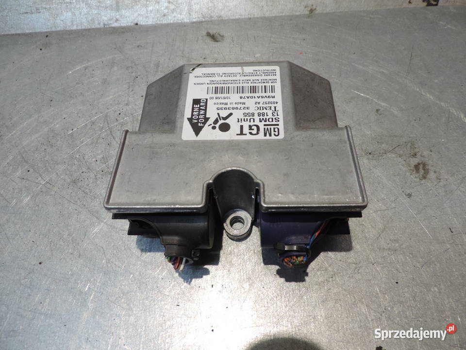 OPEL ASTRA H III MODUŁ PODUSZEK AIR BAG 13188855 małopolskie Nowy Sącz