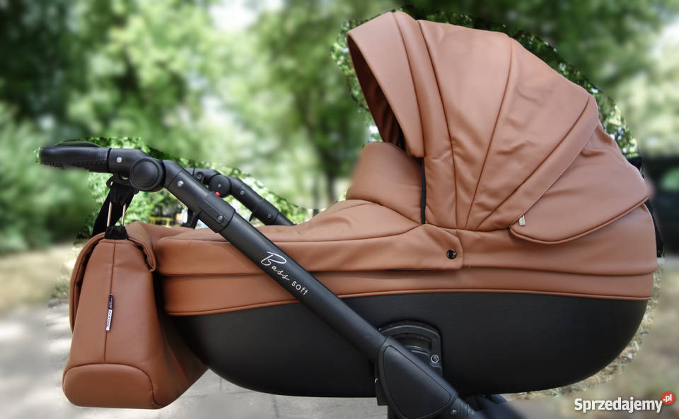 Wózek 3w1 Roan Bass skora Gwarancja Pompowane Łódź