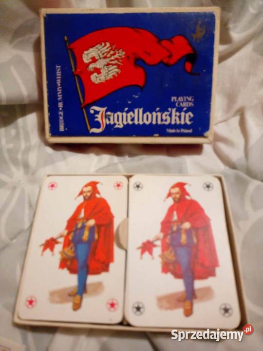 Karty do gry Jagiellońskie Made in Poland PRL Warszawa