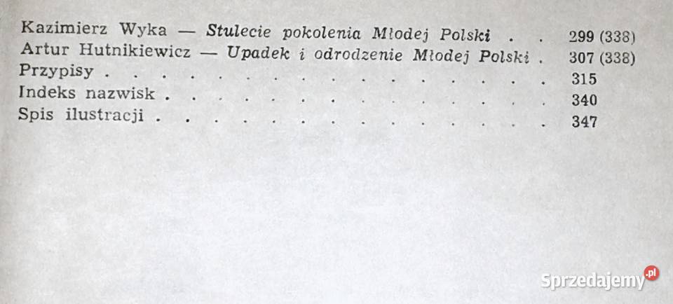 Młoda Polska Andrzej Z Makowiecki Chełm sprzedam
