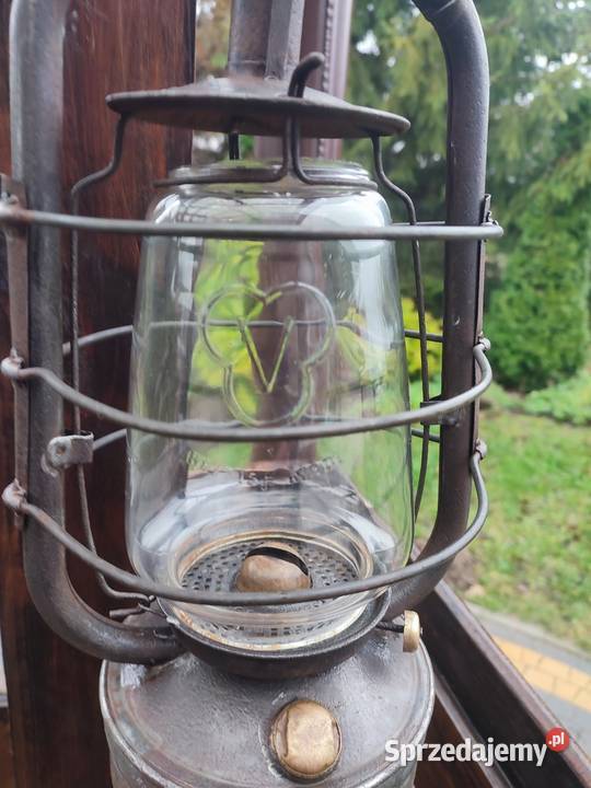 Stara angielska lampa naftowa TowerLite Dulcza Wielka
