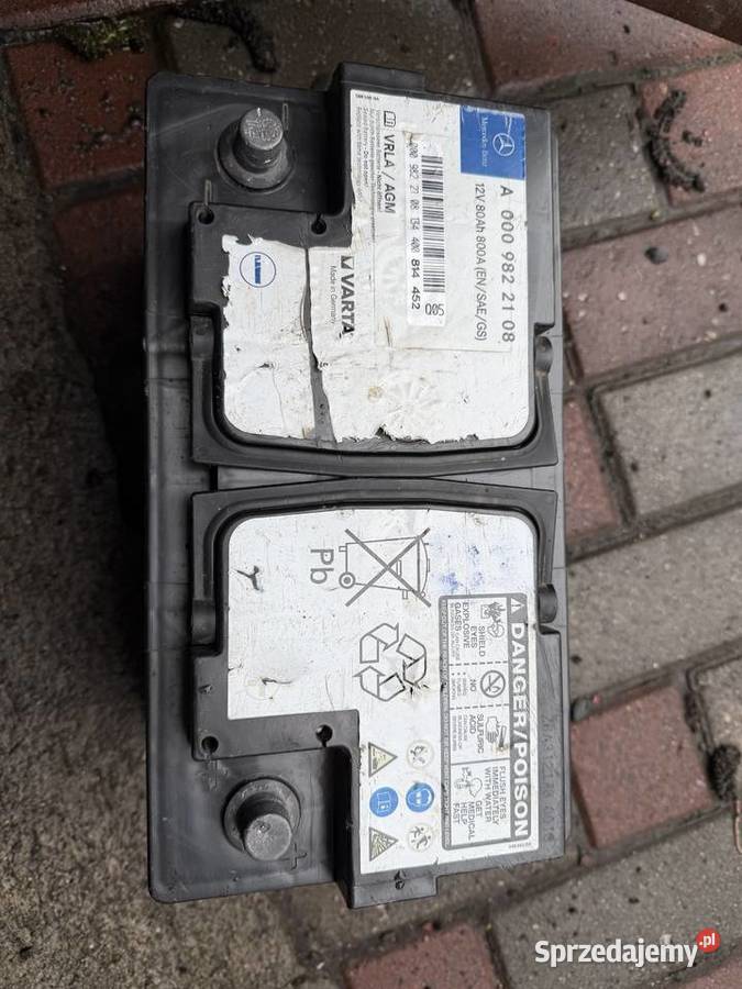 Akumulator Bateria 12v 80Ah 800A Mercedes osobowe Szprotawa sprzedam