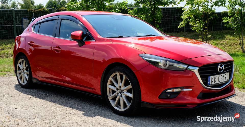 2017 Mazda 3 20 benzyna stan bezwypadkowy Motoryzacja Kraków