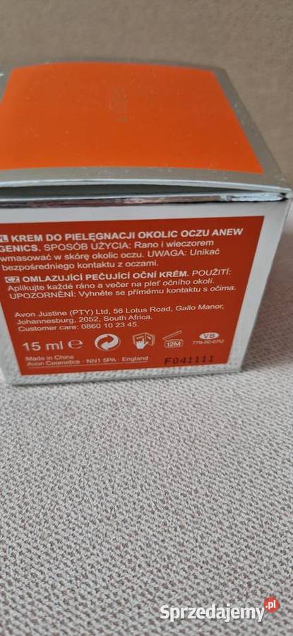 krem pod oczy Avon Genics seria Anew 15ml nowy Zdrowie i Uroda Kraków sprzedam