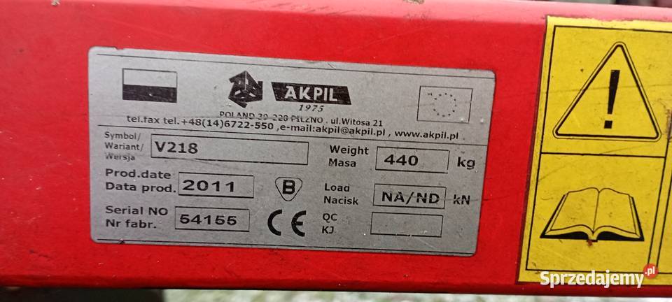 rona talerzowa 18 AKPIL nieuszkodzony Annopol