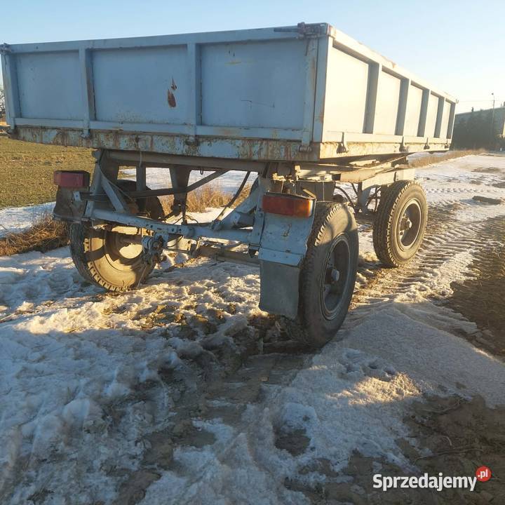 Przyczepa rolnicza wywrotka d47 3strony Popowice
