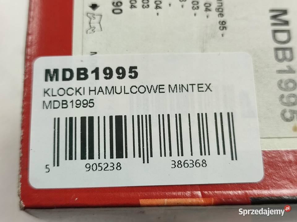 KLOCKI HAMULCOWE PRZÓD MITSUBISHI COLT VI 15