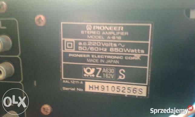 Wzmacniacz pioneer A616 Mrocza