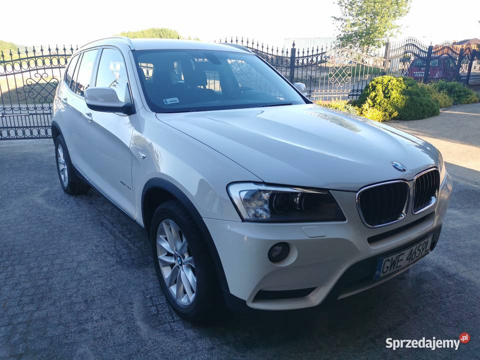 BMW X3 diesel automatyczna skrzynia biegów napęd Rok produkcji 2014 Reda